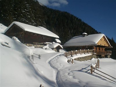 Bergeralm in winter
