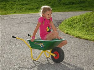 Also the little ones help on our farm